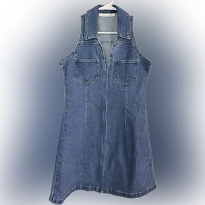 Altar'd State Penelope Collared Denim Dress